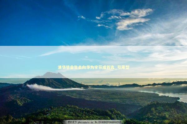 清华毕业生去向华为字节成首选_引用型 新闻