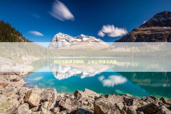 钨价狂飙两月翻倍，上市公司提示风险 新闻