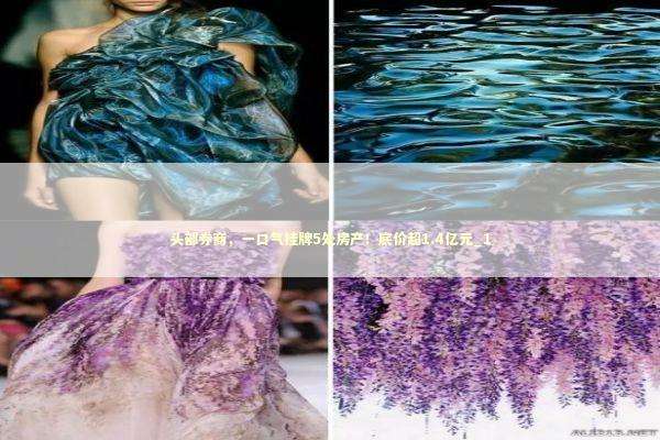 头部券商,一口气挂牌5处房产!底价超1.4亿元_1 头部券商,一口气挂牌5处房产!底价超1.4亿元_1 新闻