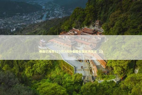 券商已推荐323只3月份金股引发市场关注_13 新闻