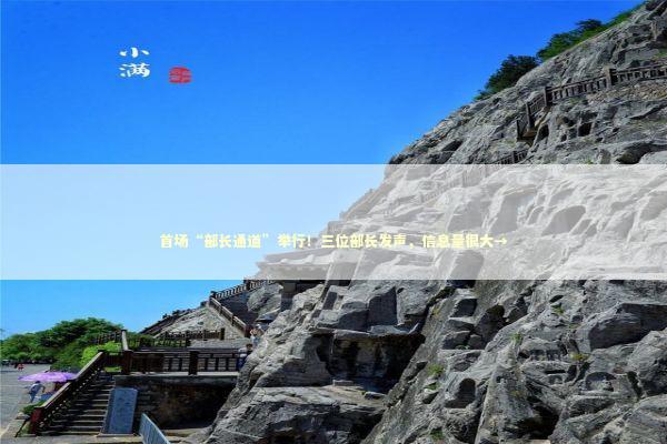 首场“部长通道”举行！三位部长发声，信息量很大→ 新闻